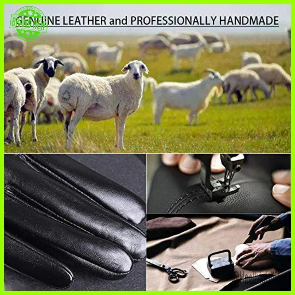 Long Leather Gloves Touchscreen Opera Evening Dress Driving Winter
